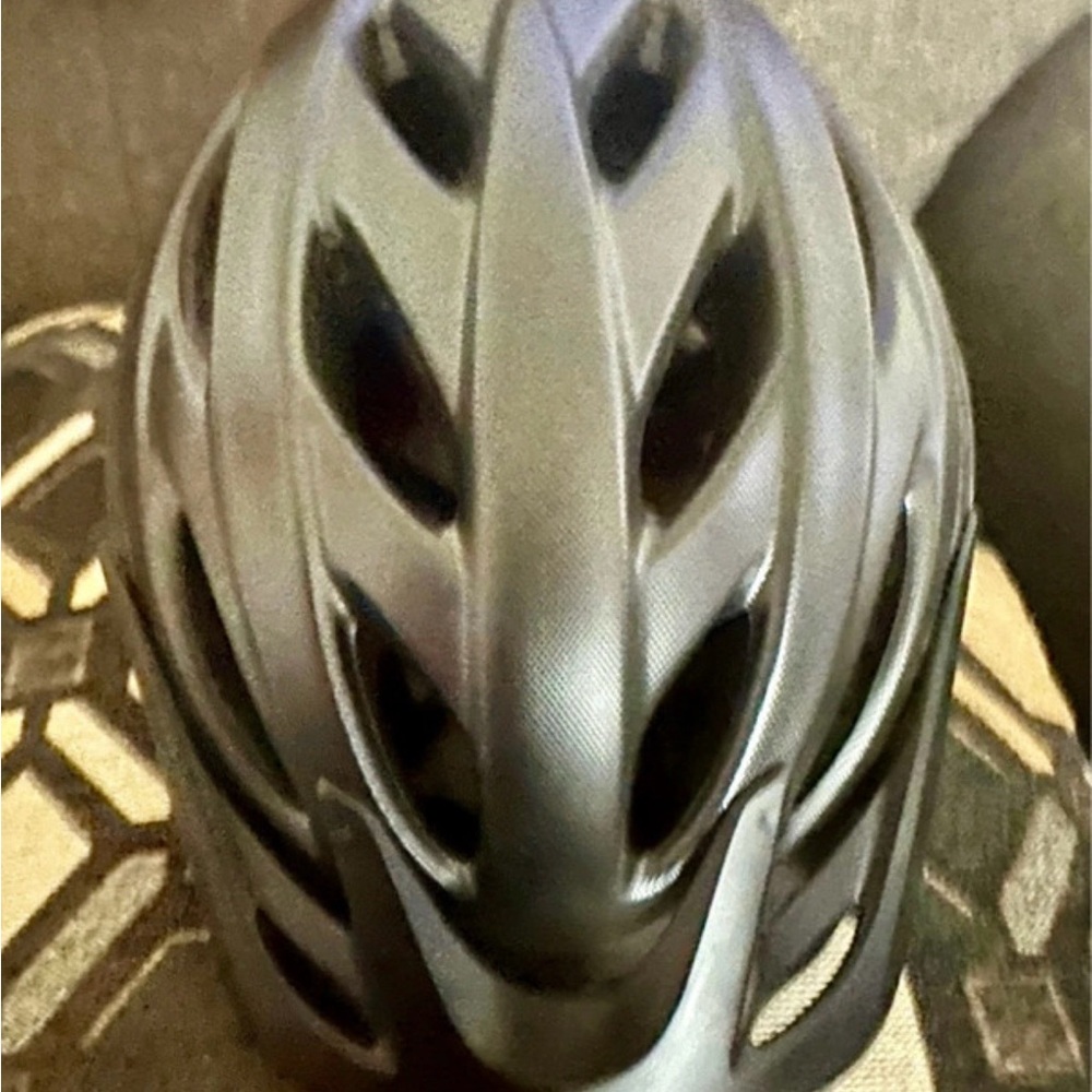 Sleek Black Bicycle Helmet